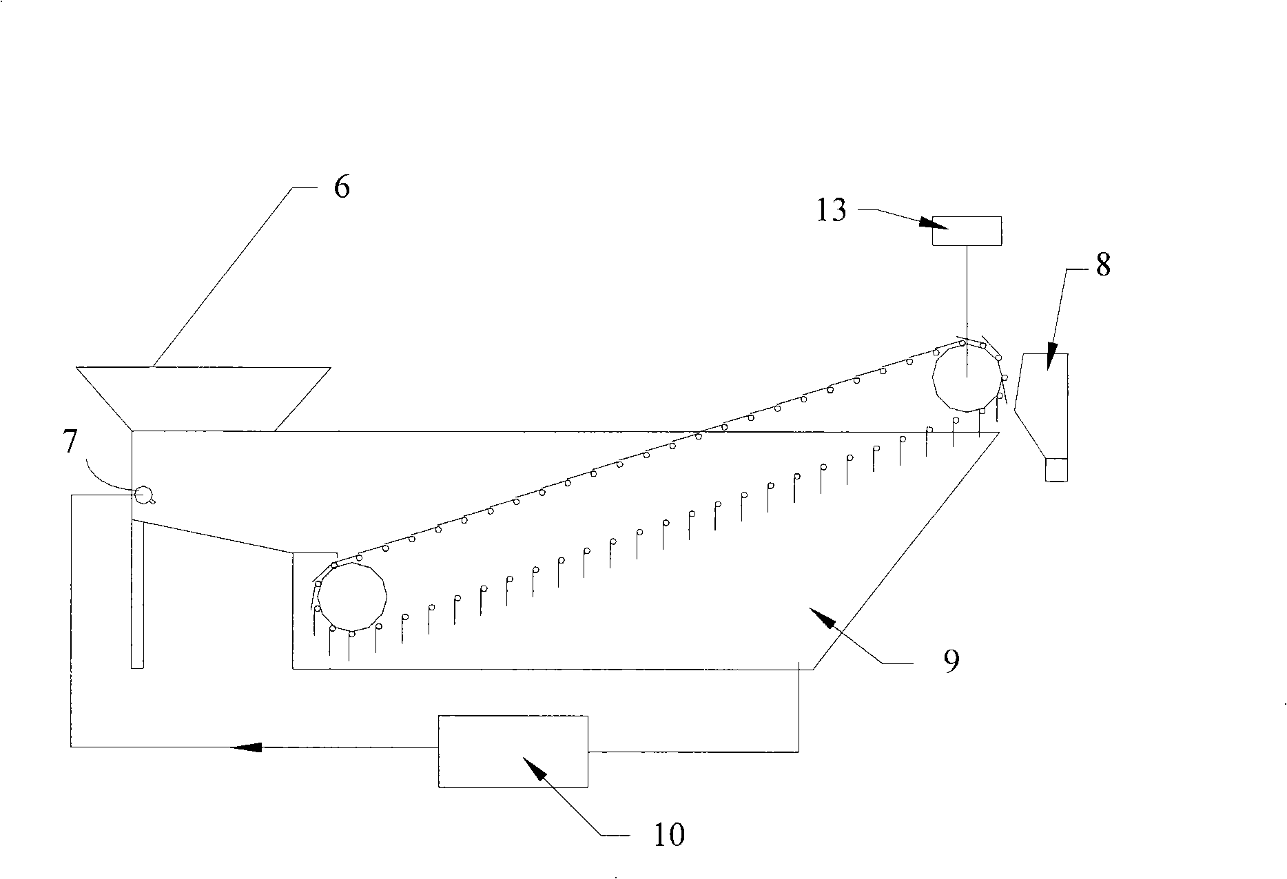 Clip-type conveying belt and cleaner