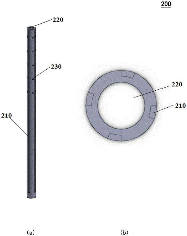 Acid steaming cleaning device provided with integrated liquid-level tube, liquid filling funnel and liquid waste discharging valve