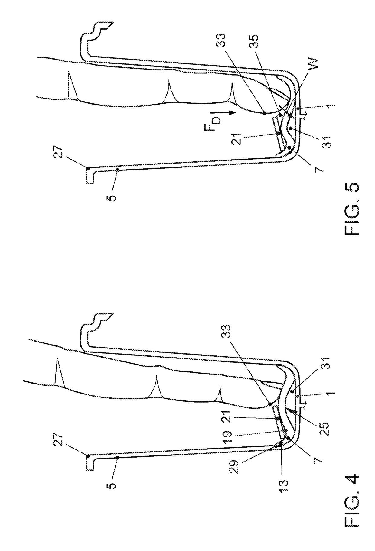 Storage compartment for a vehicle interior trim