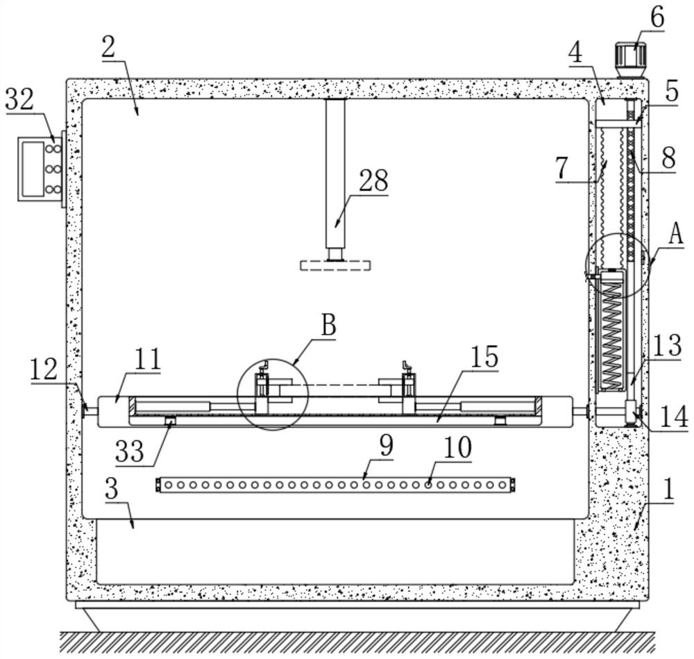 Device for detecting tensile and compressive properties of building thermal insulation material