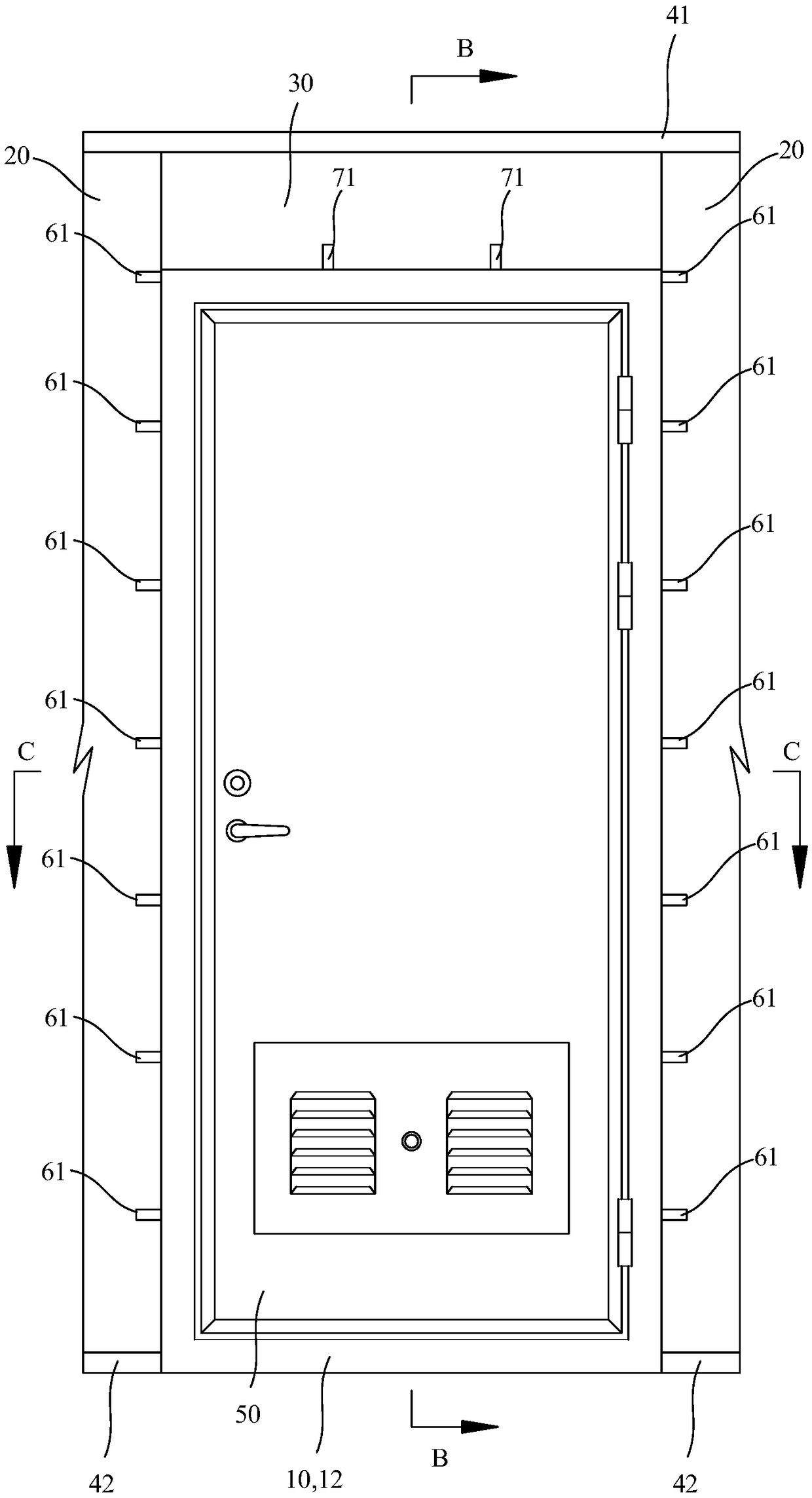 Modular unit compartment