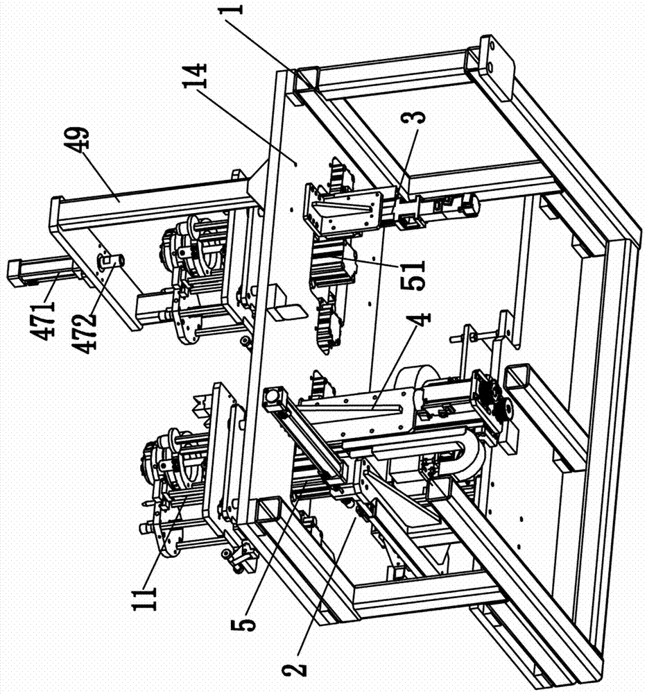 Online mounting equipment for crankshaft spring of pump body