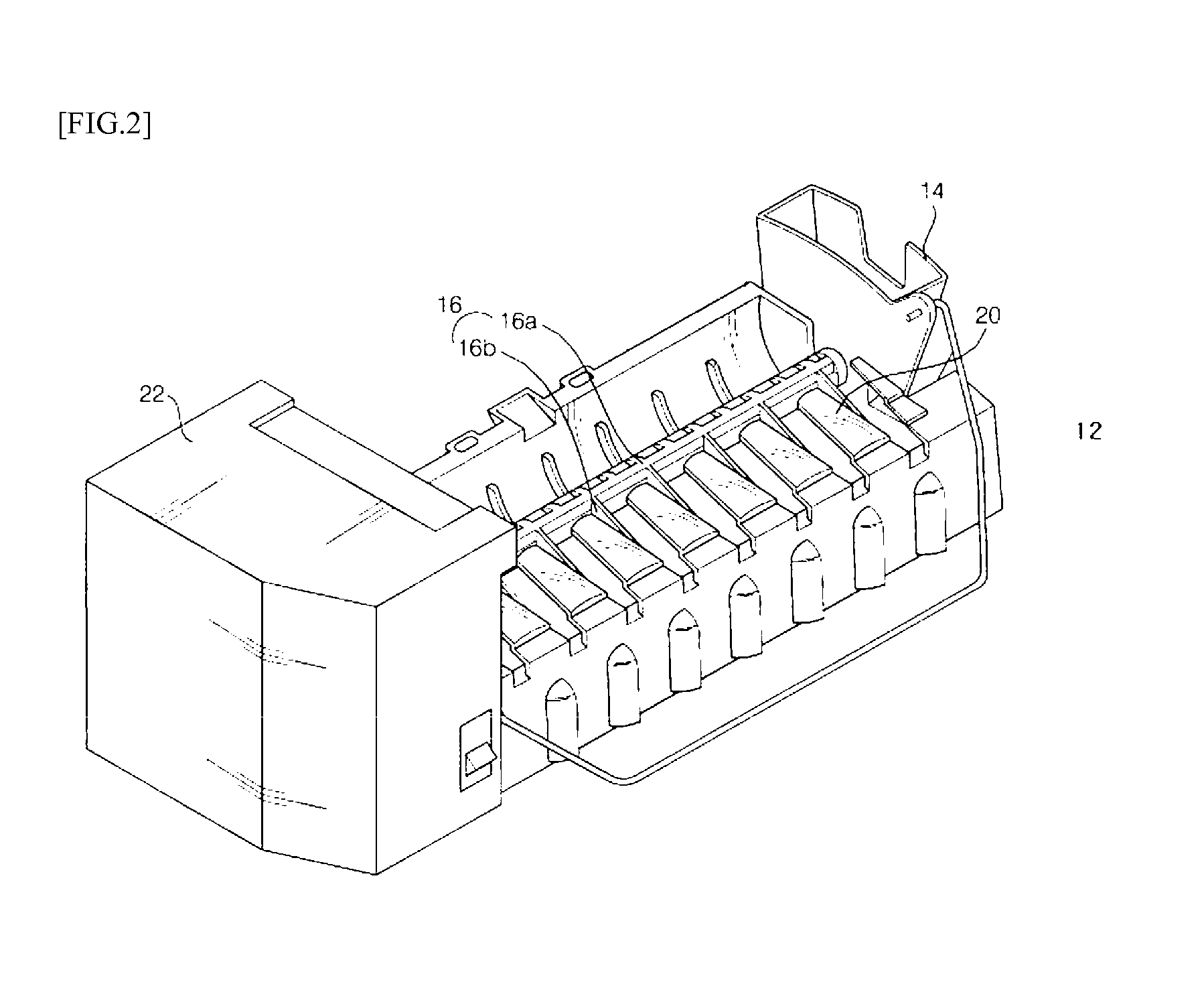 Ice maker for a refrigerator