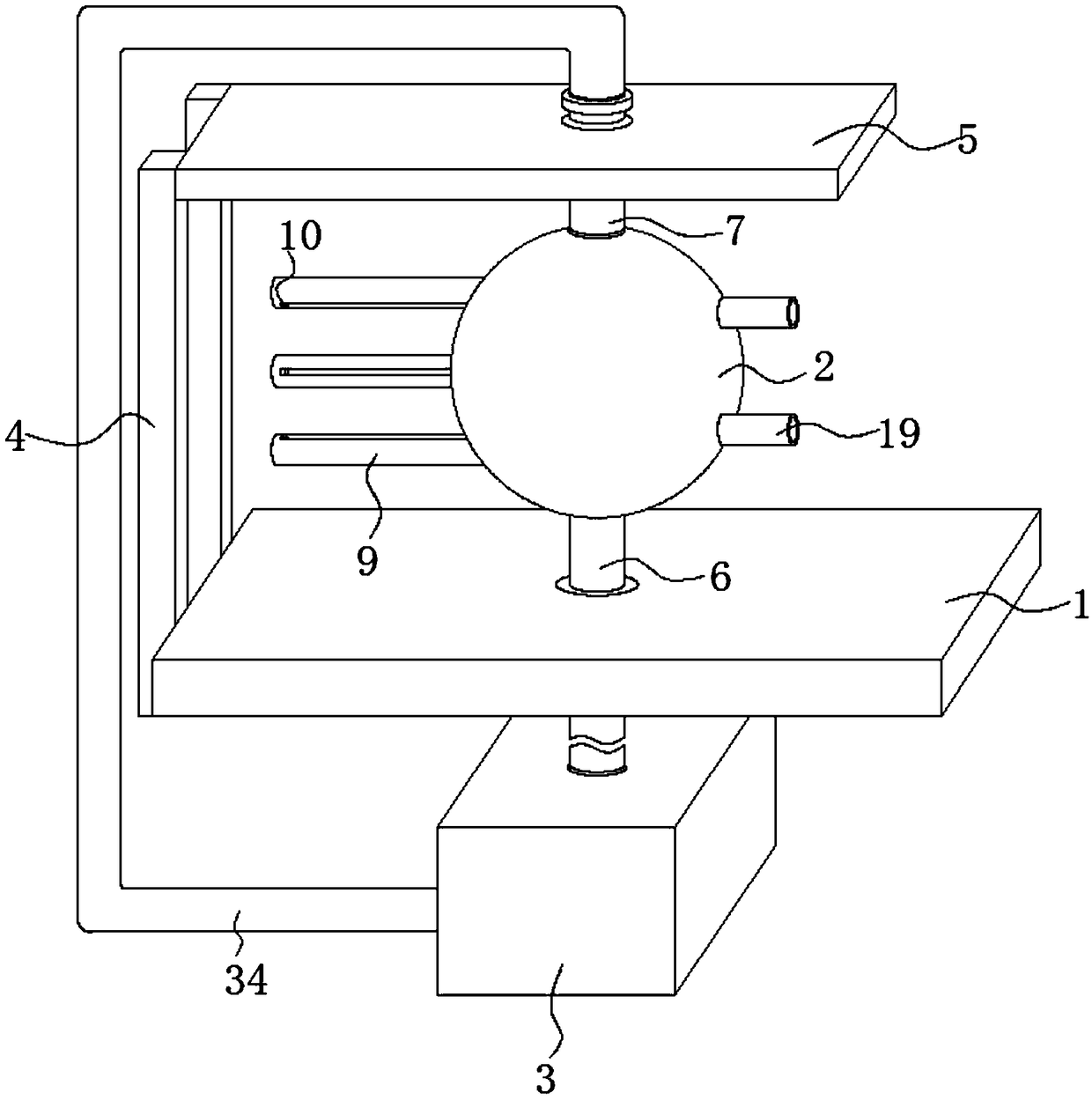 Dust collector for removing indoor large-particle dust