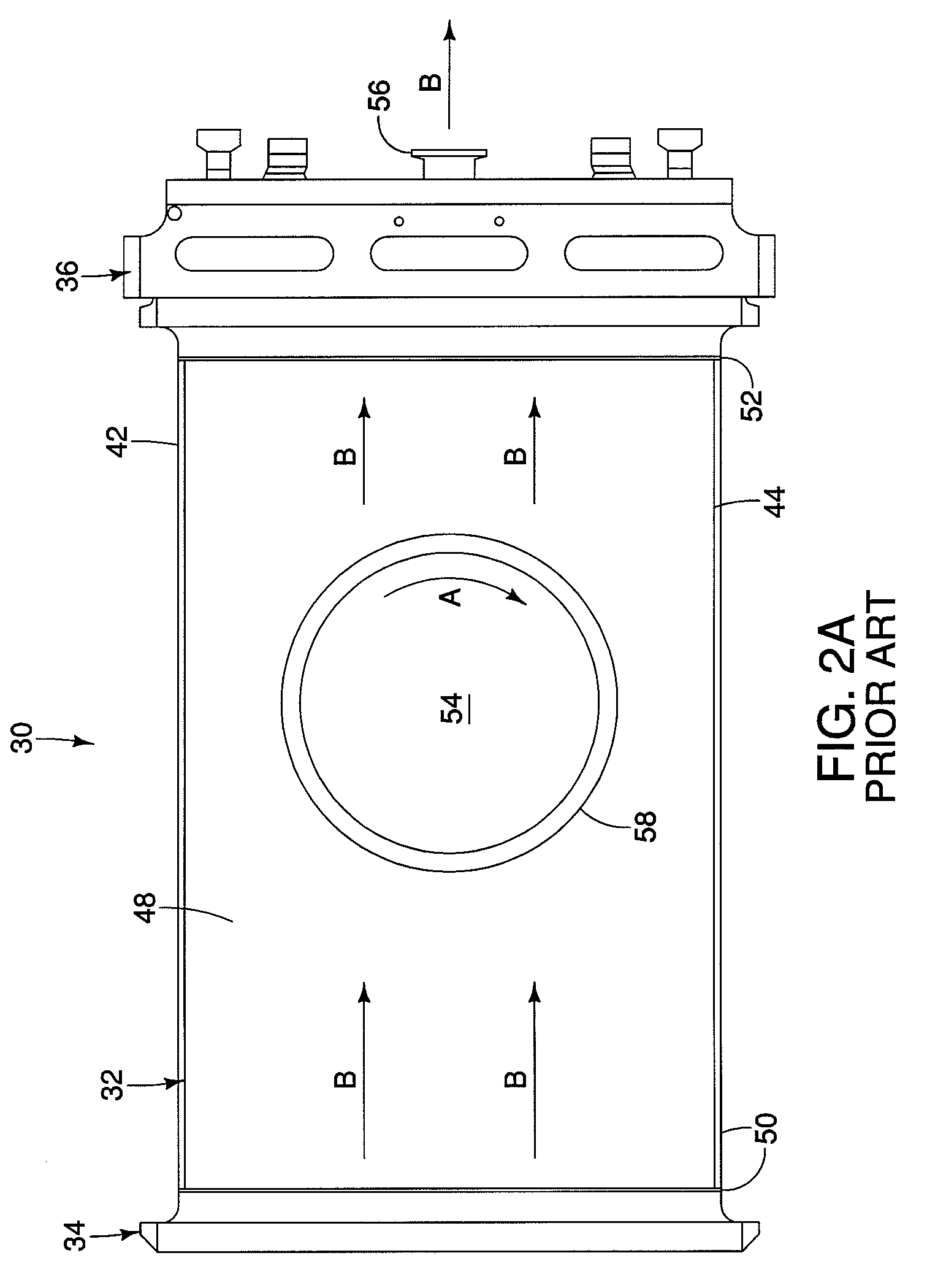 Reaction apparatus having multiple adjustable exhaust ports