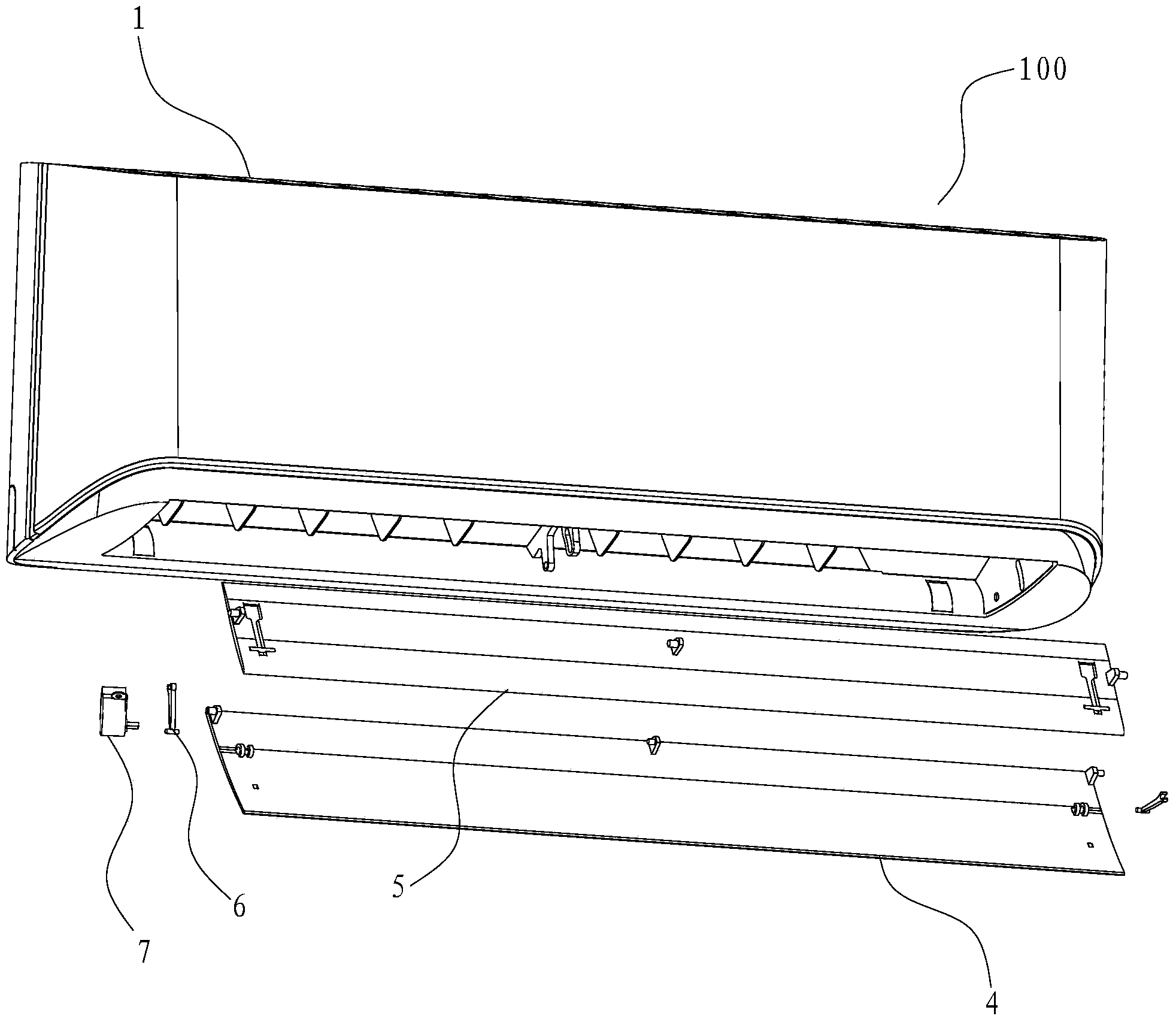 Air conditioner and air conditioner indoor unit thereof