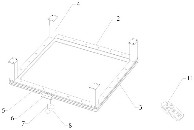 Crab apartment device with monitoring function