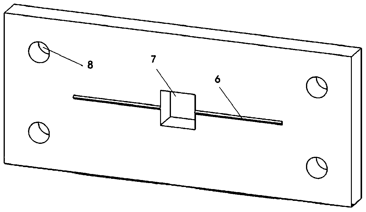 Preparation mold and sample preparation method for dry-type air-core reactor with fixed size air gap