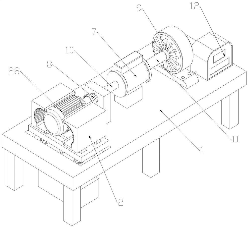 Motor torque testing device