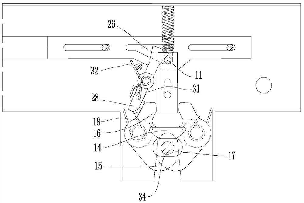 Roller shutter ground lock with convenient and fast operation performance