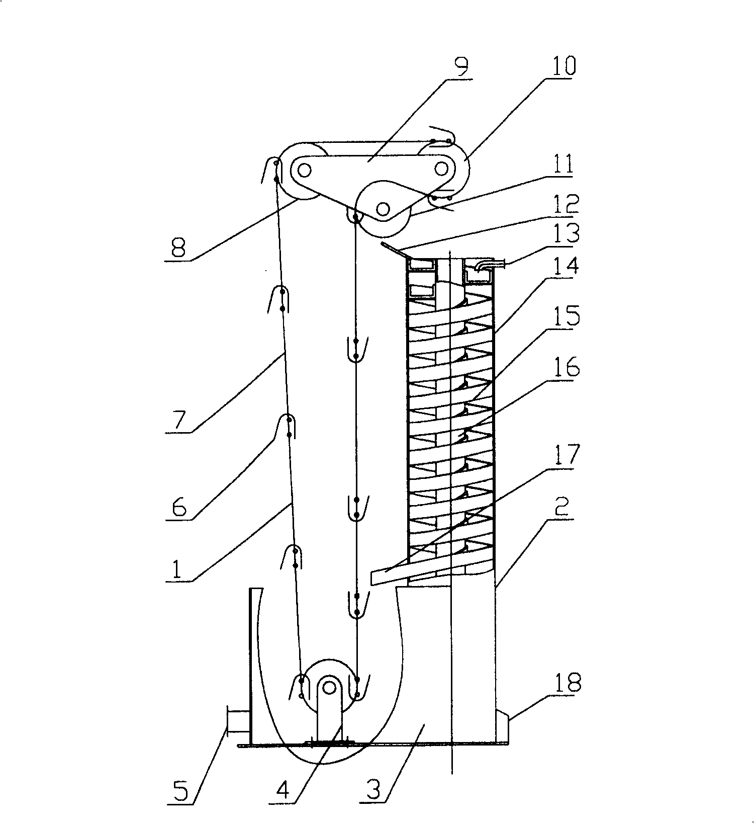A moving-bed reactor