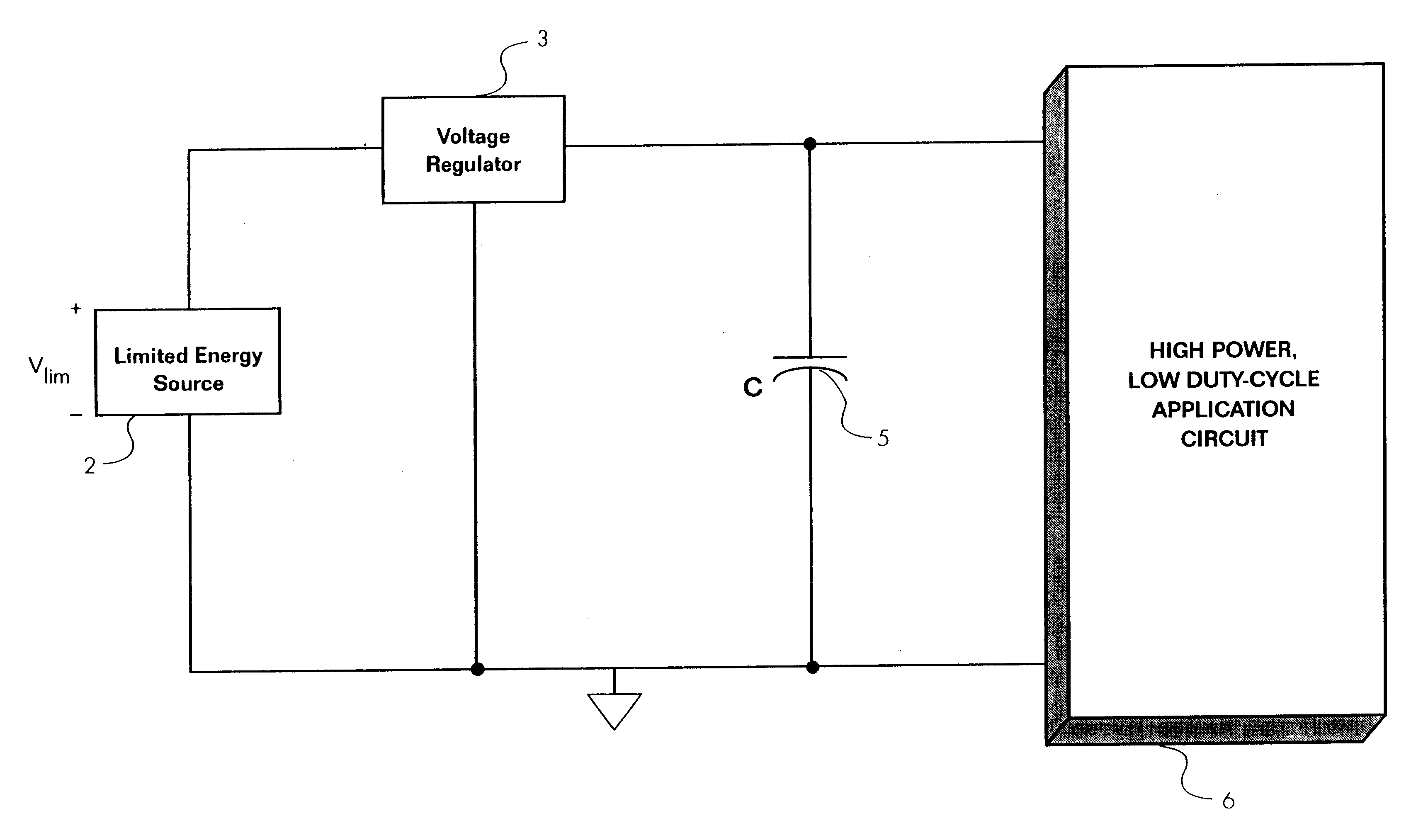 Power supply system for a packet-switched radio transmitter
