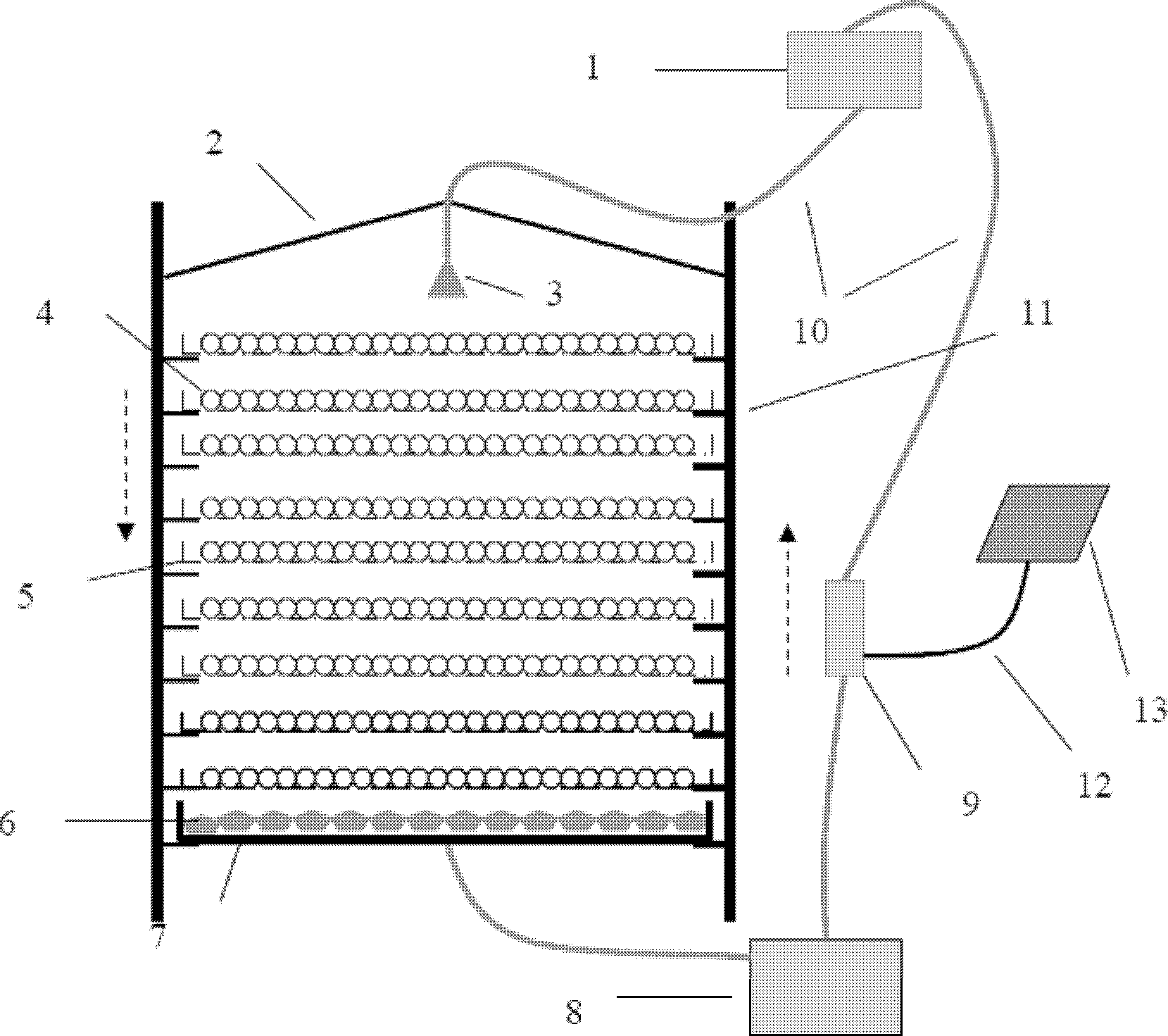 Cultural method and device for common nostoc