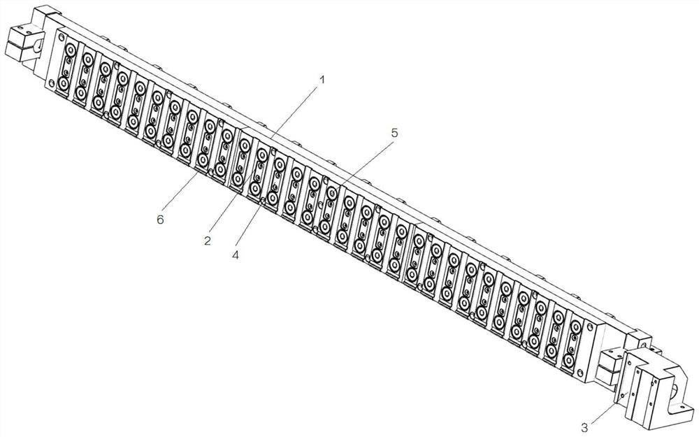 Glass slide separating device for glass stacking