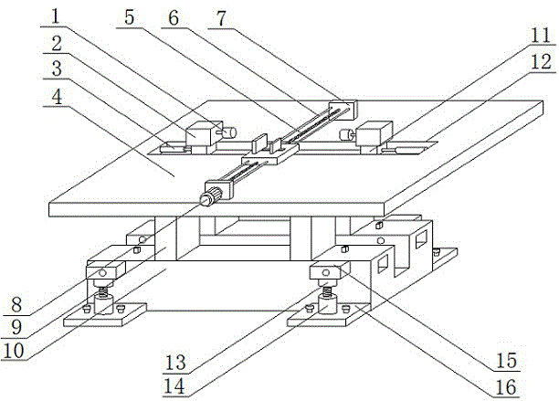 Mixed flow water turbine blade machining device