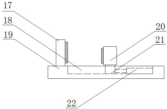 Mixed flow water turbine blade machining device