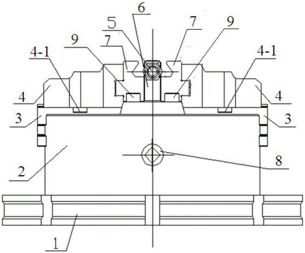 Improved type universal fixture for machining blade profile