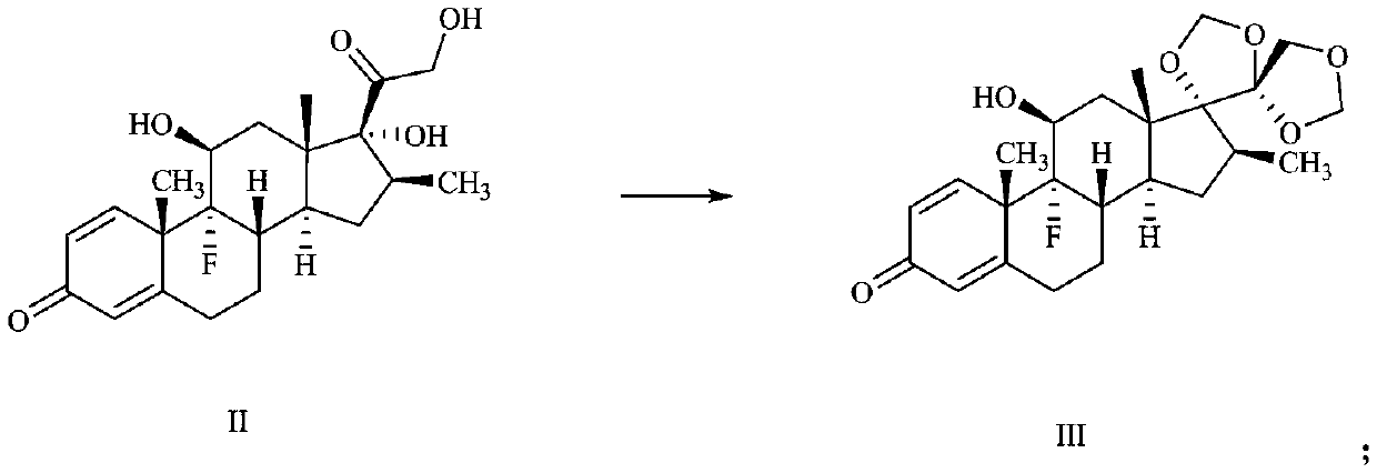 A kind of preparation method of deuterium-labeled betamethasone