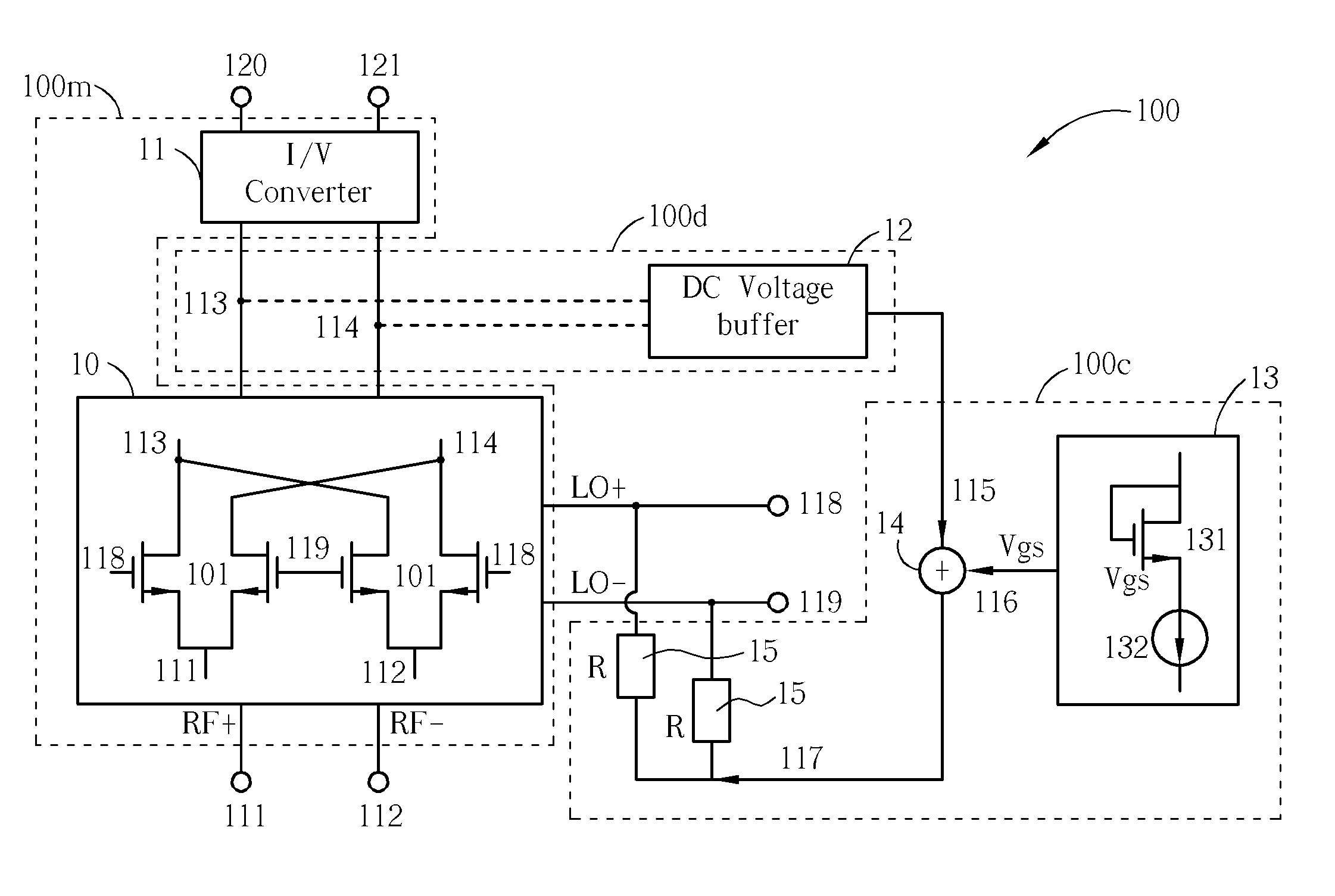 Mixer capable of detecting or controlling common mode voltage thereof
