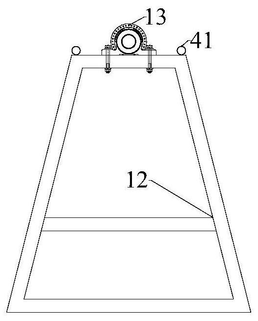 Visual crack grouting test device and method for simulating multiple main control variables