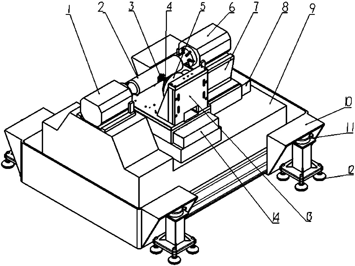 Roller mould machining equipment for polygonal Fresnel lens array