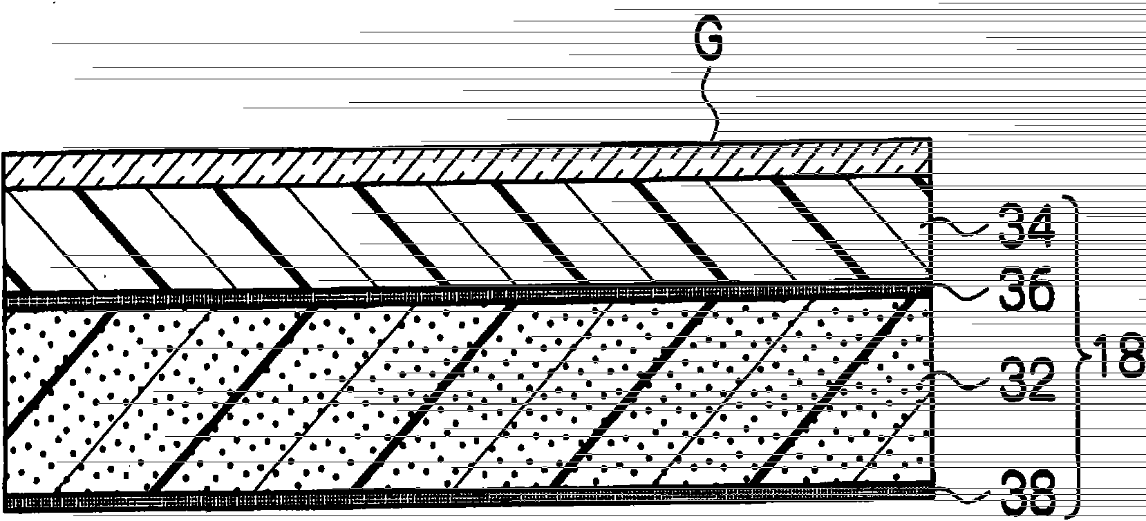 Glass substrate suction table, and method for processing of glass substrate