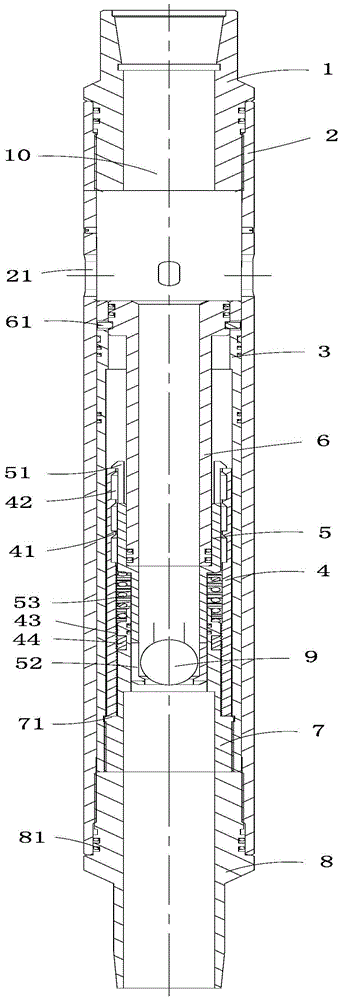 Equal ball and same diameter fracturing sleeve, single ball fracturing sleeve and equal ball and same diameter fracturing string