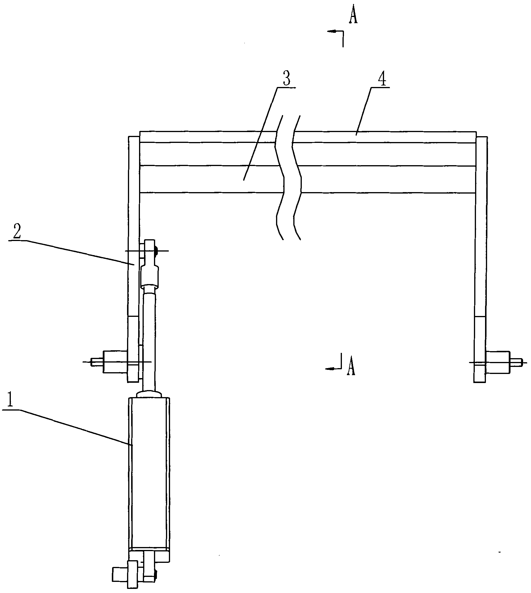 Corrugated cardboard printing machine and multipoint scraper-adjusting and ink-distributing device thereof