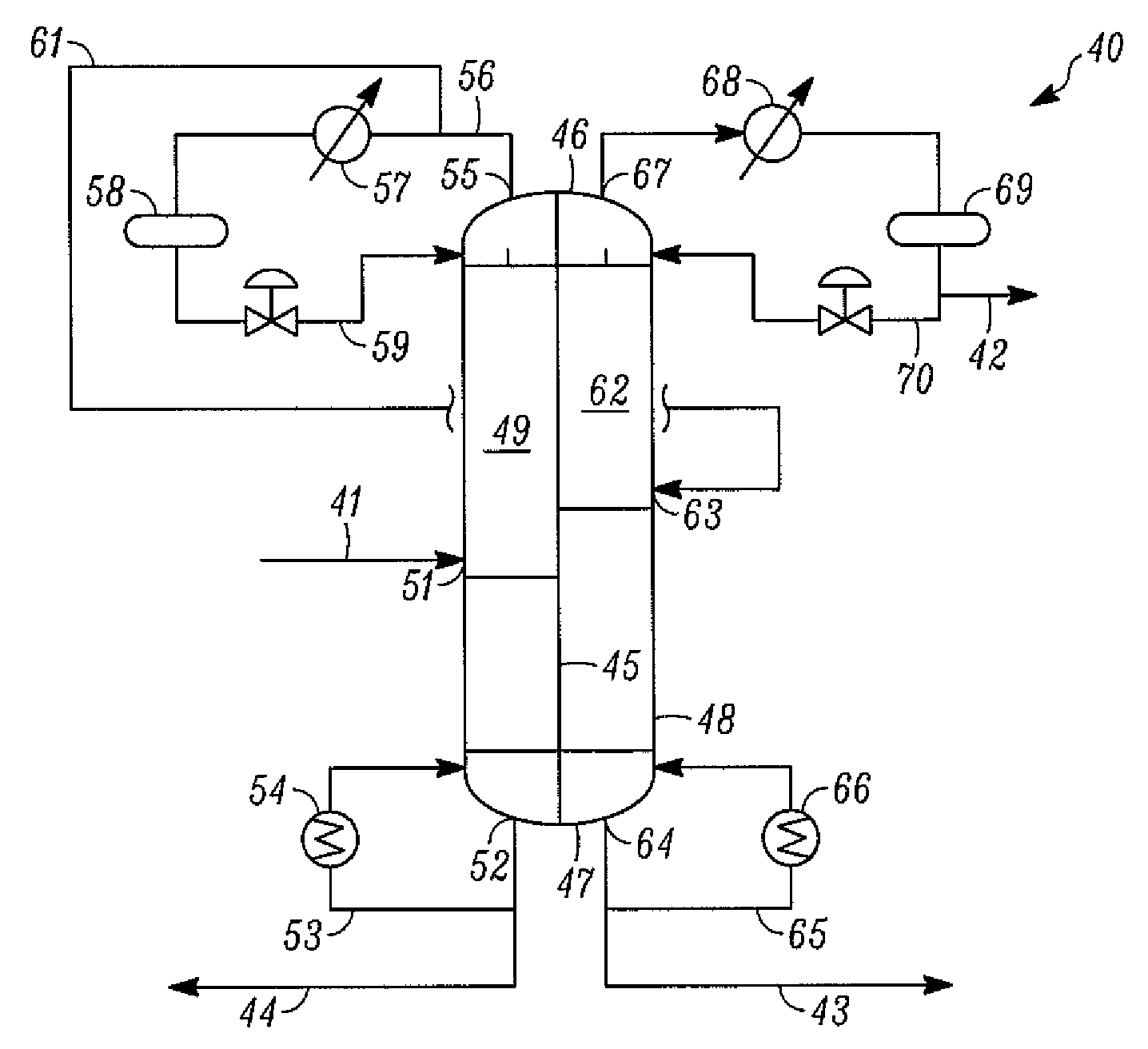 Apparatus and Methods for Separating Butene-1 from a Mixed C4 Feed