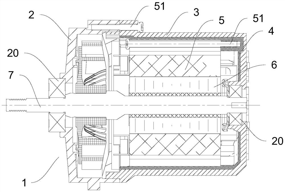 Motor with small air gap, machining and assembling method of motorand electric tool