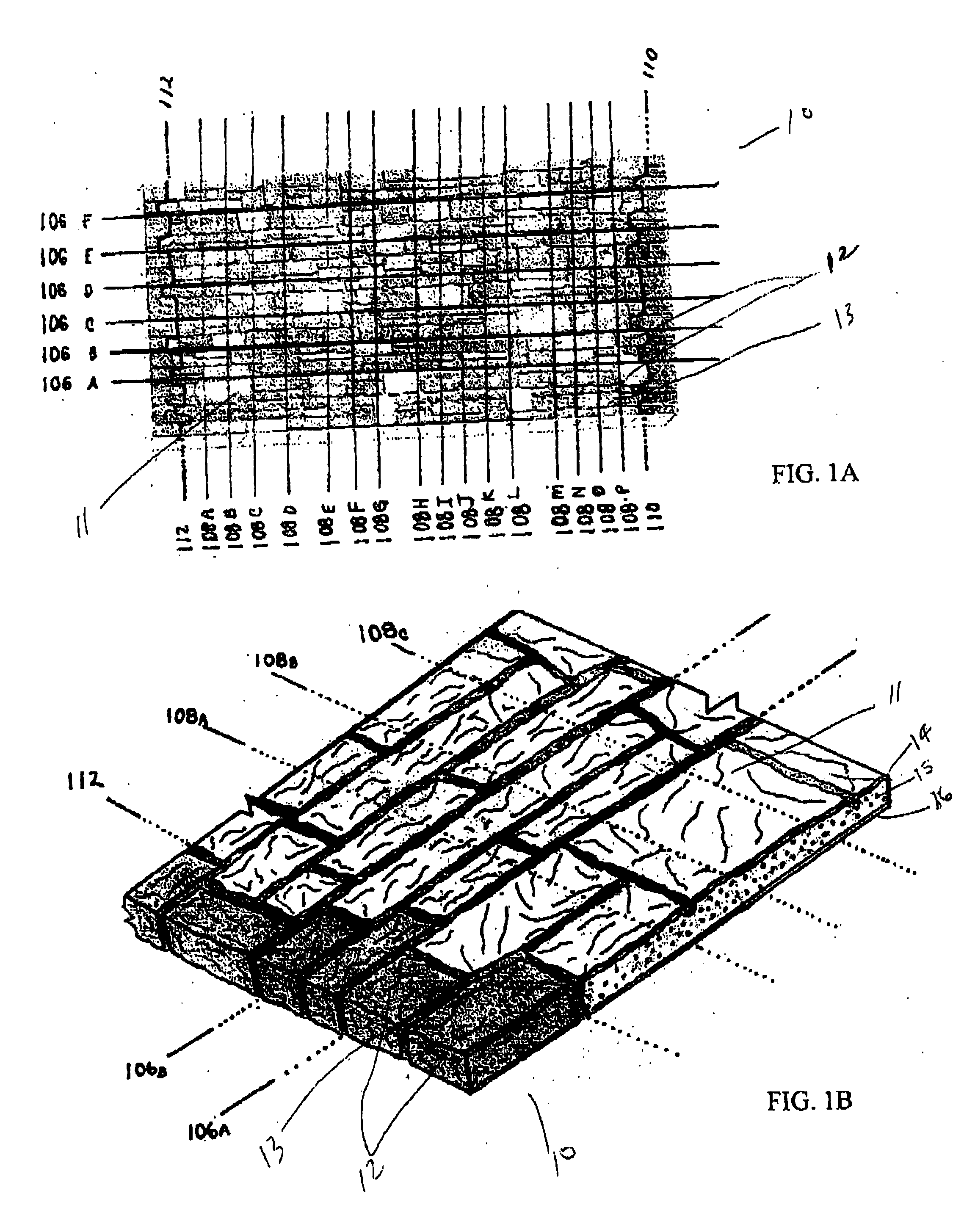 Method and apparatus for forming building panels and components which simulate man-made tiles and natural stones