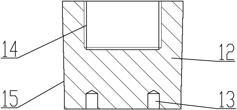 Guide sleeve hot forging forming die and assembling method