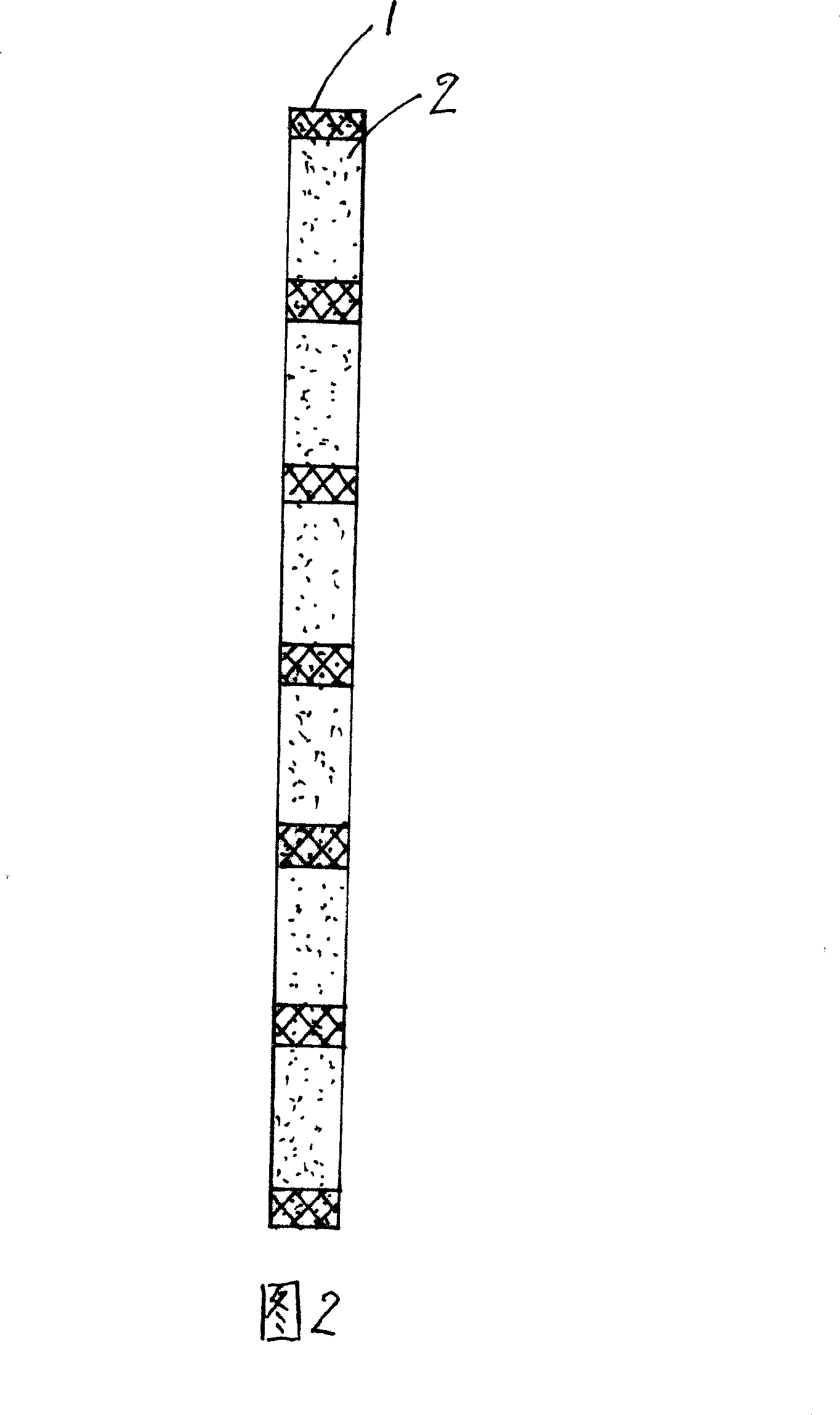 Fluorescent glass fibre reinforced plastic grille and manufacturing method thereof