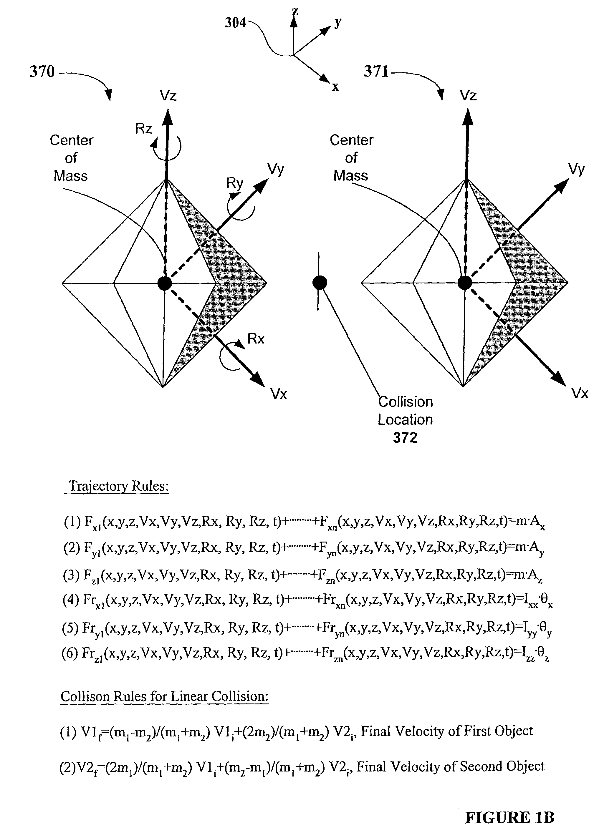 Trajectory-based 3-D games of chance for video gaming machines