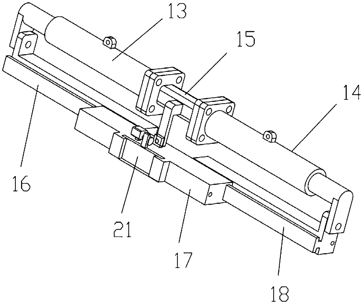 Windshield wiper type photovoltaic module cleaning device