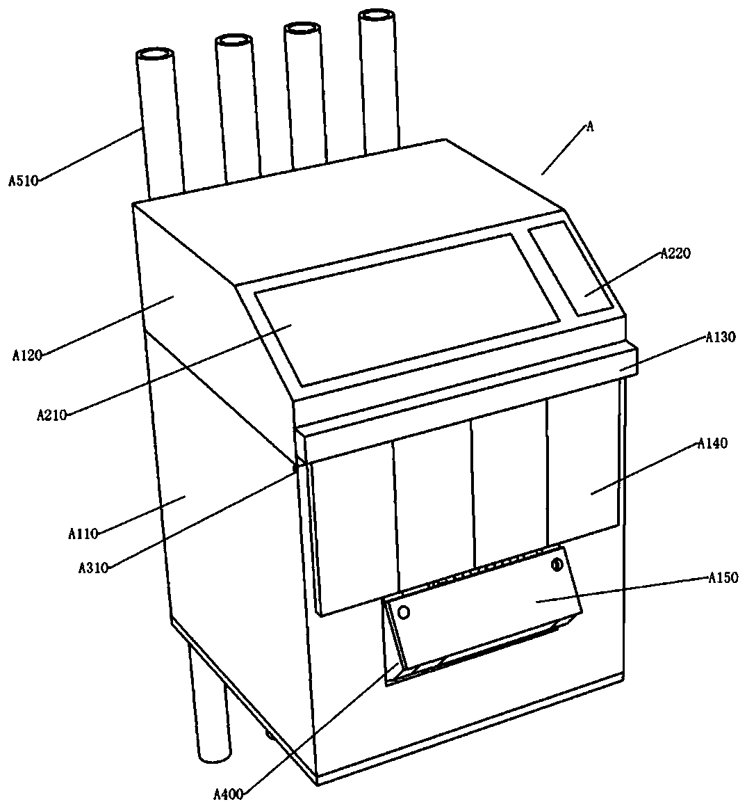 Deposit box and garbage classification and recovery system thereof