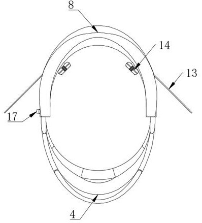 Cervical vertebra auxiliary treatment device for pain department