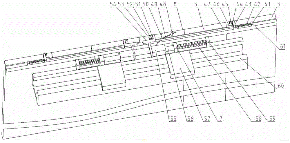 Multi-link mechanism control can realize automatic locking and opening and closing of multiple folding doors