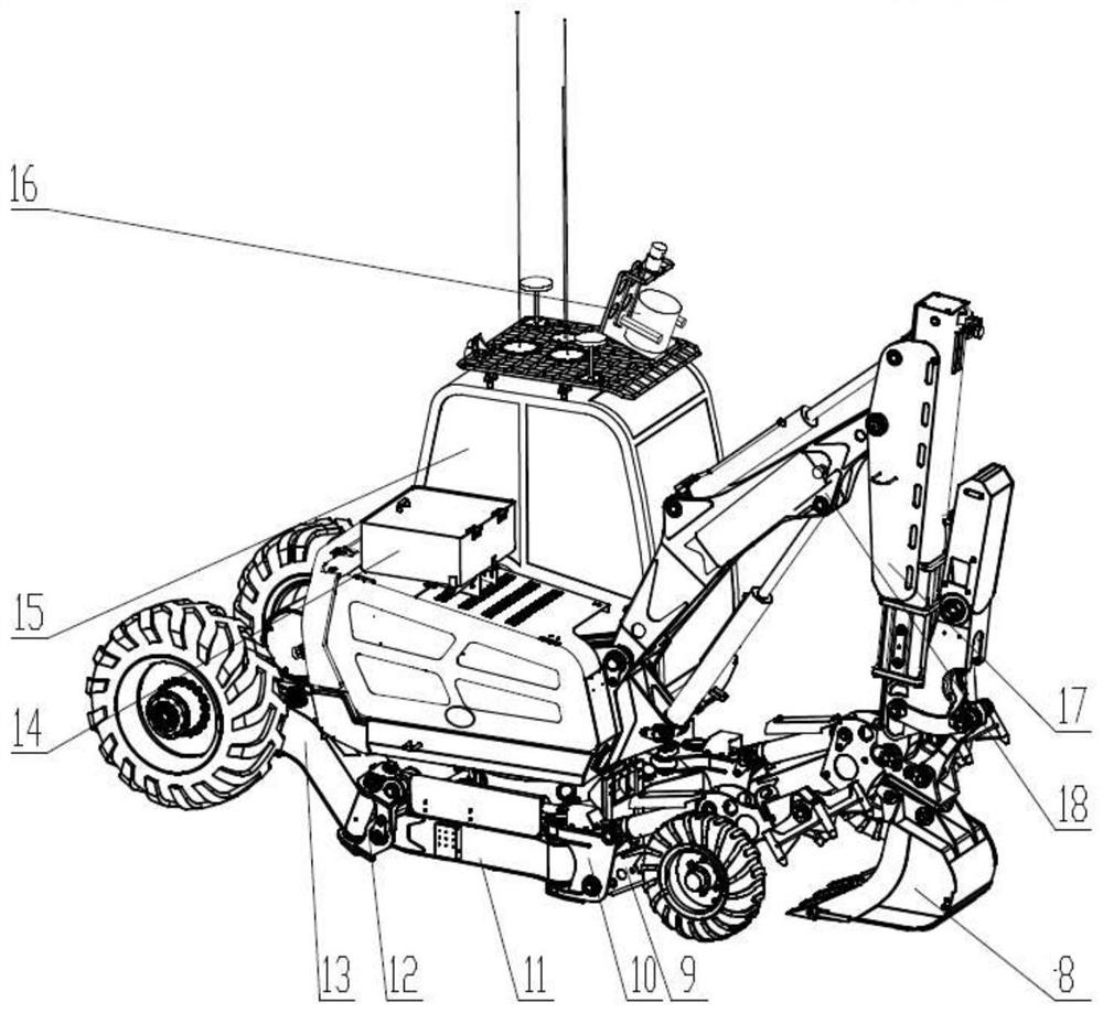 An ultra-low-altitude remote emergency reloading rescue vehicle system
