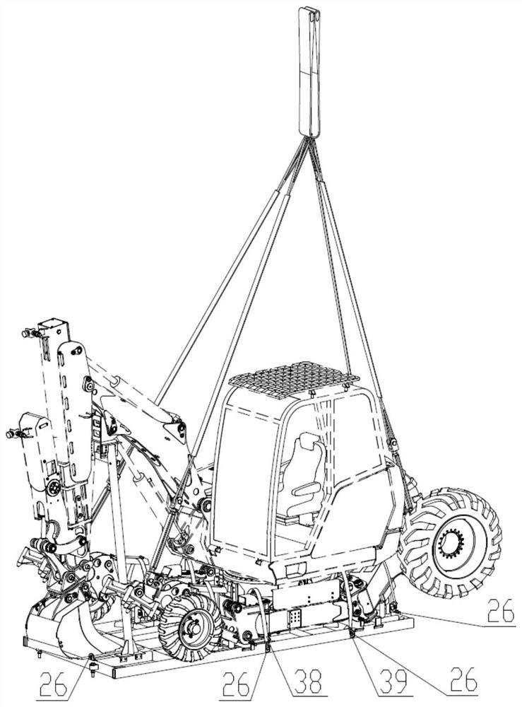 An ultra-low-altitude remote emergency reloading rescue vehicle system