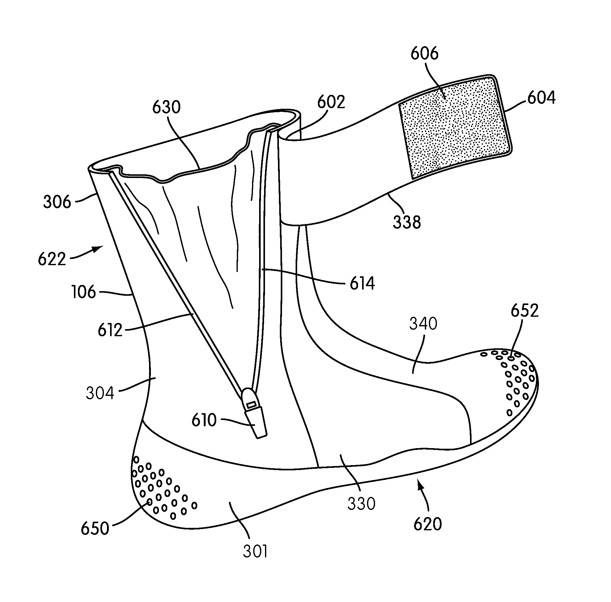 Article of Footwear for Sailing
