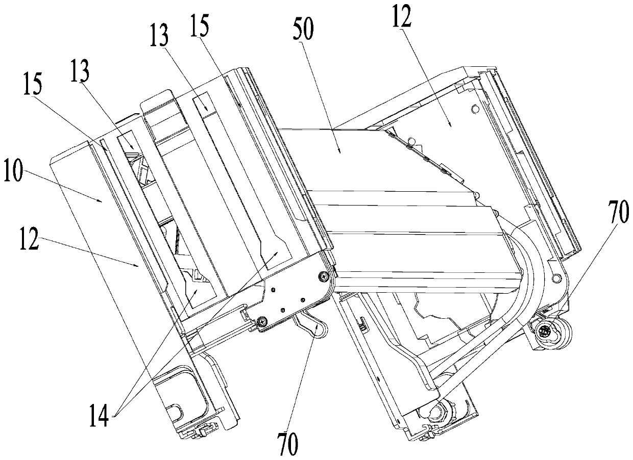 Indoor unit shell structure and air conditioner indoor unit having same