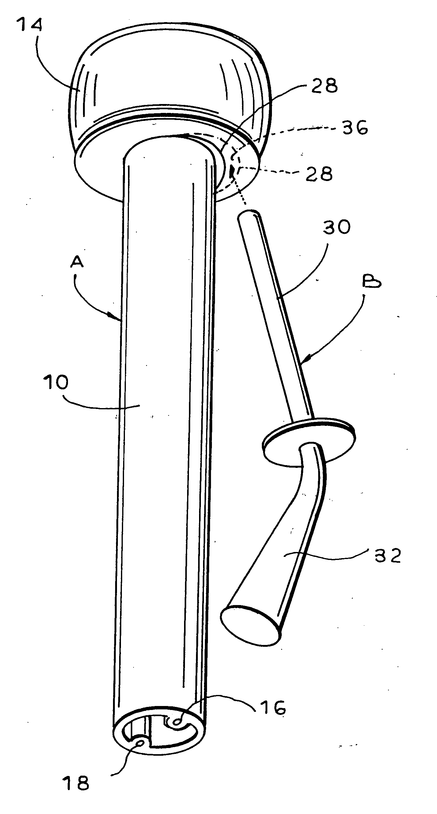 Balloon catheter with positioning pocket