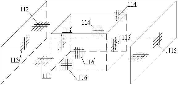 Arrangement method of ecological gabion chamber revetment type