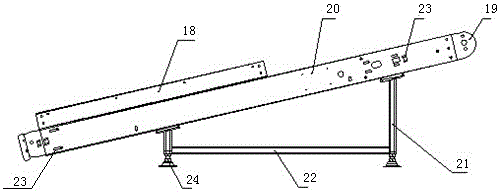 Belt conveyer dedicated to turret punch press