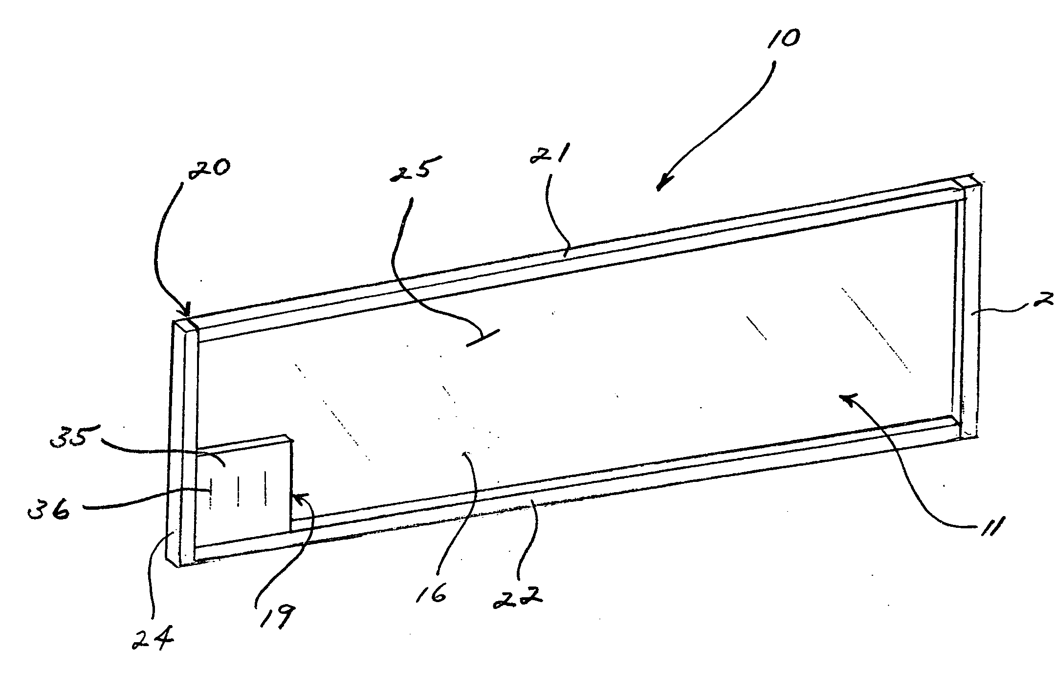 Sealing device for window and door openings with self-sealing pass-through opening