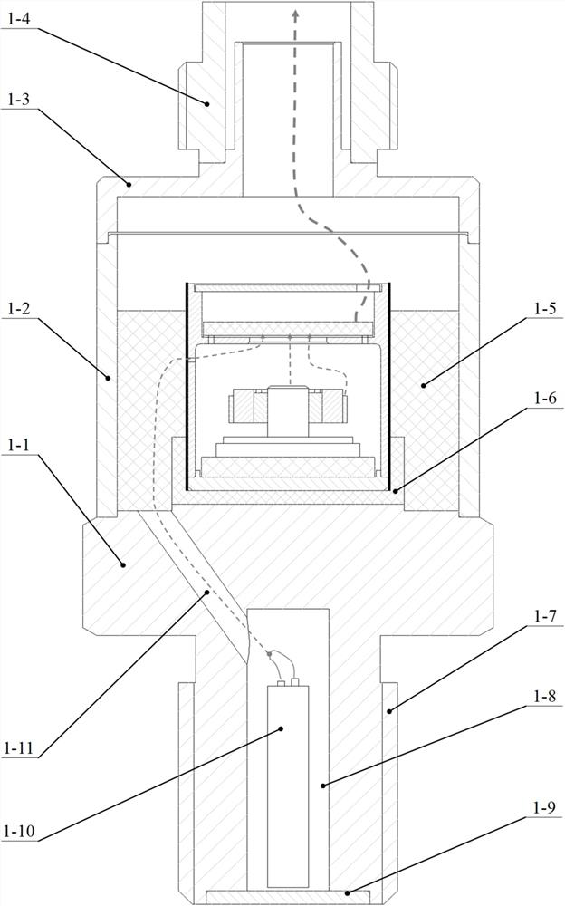 Current type multi-parameter sensor for monitoring state of train running gear