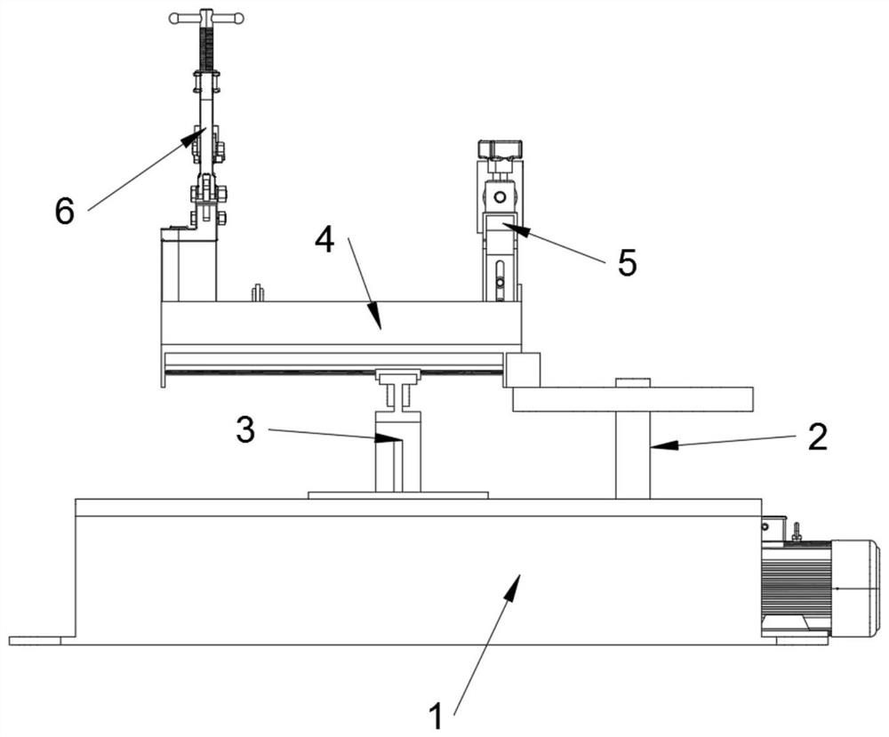 Nodular cast iron pipe inner wall surrounding grinding device