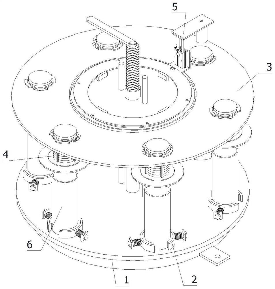 Equipment and method for testing ultimate bearing capacity of concrete-filled steel tube axial compression short column