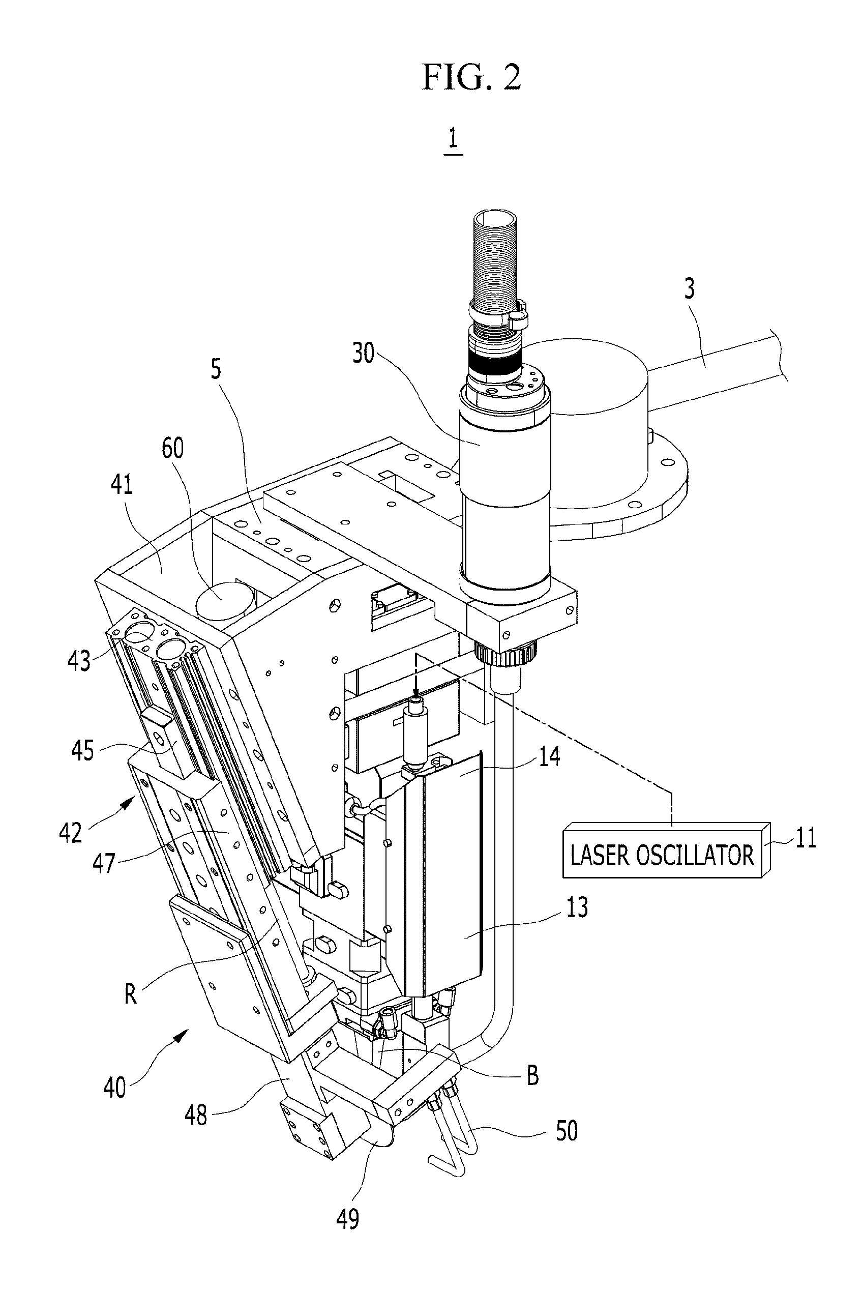 Laser apparatus for welding